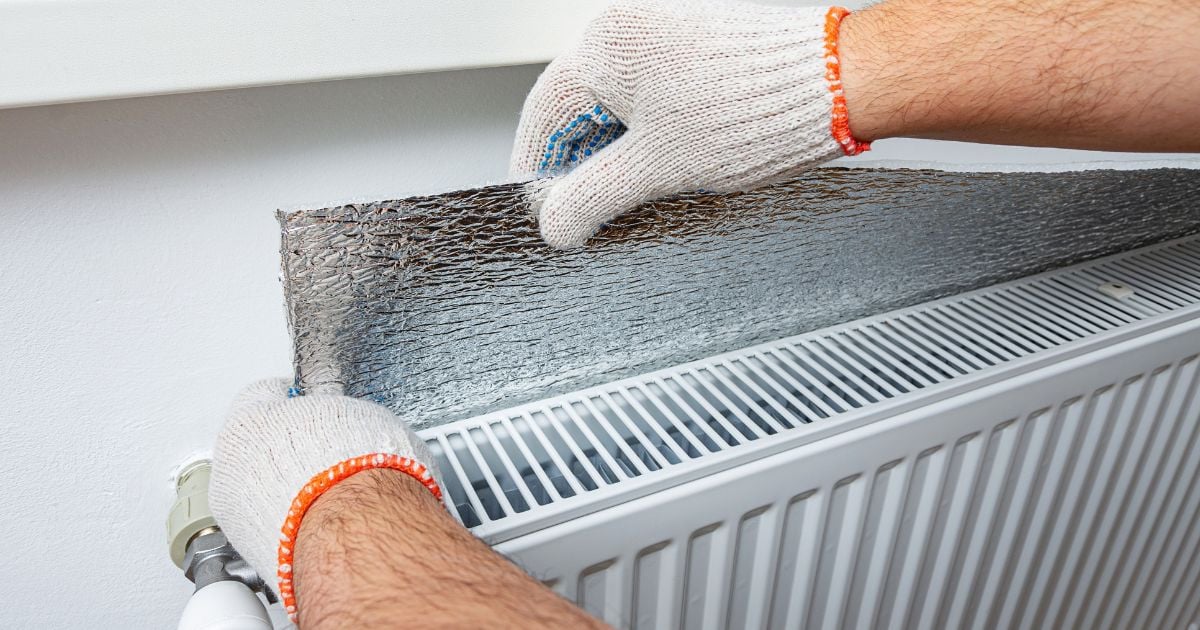 Radiateur avec réflecteur en aluminium
