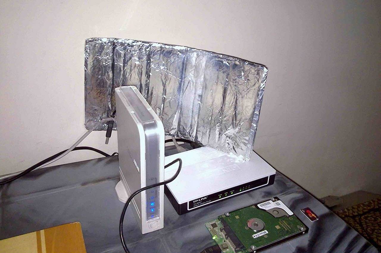 Réflecteur Wi-Fi en aluminium
