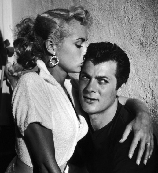 Tony Curtis et Janet Leigh en couple