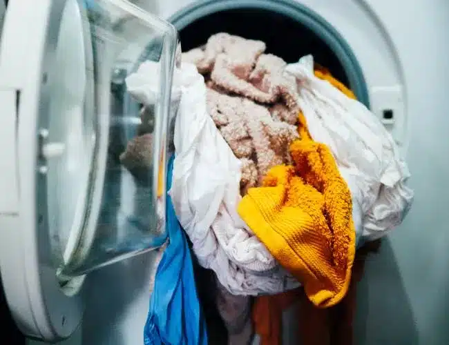 Pile de linge coloré