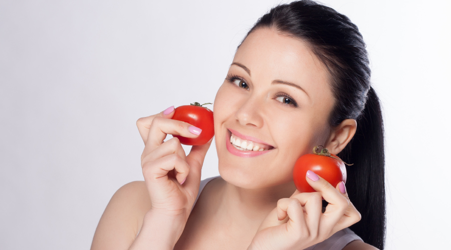 Masque naturel à la tomate