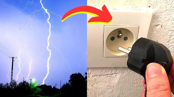 Appareils électriques à débrancher pendant un orage
