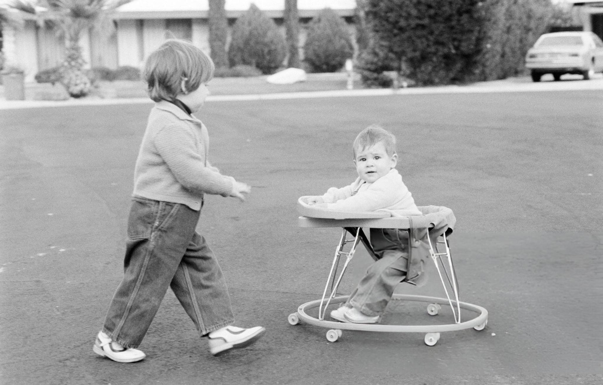 Joe Dassin avec ses fils