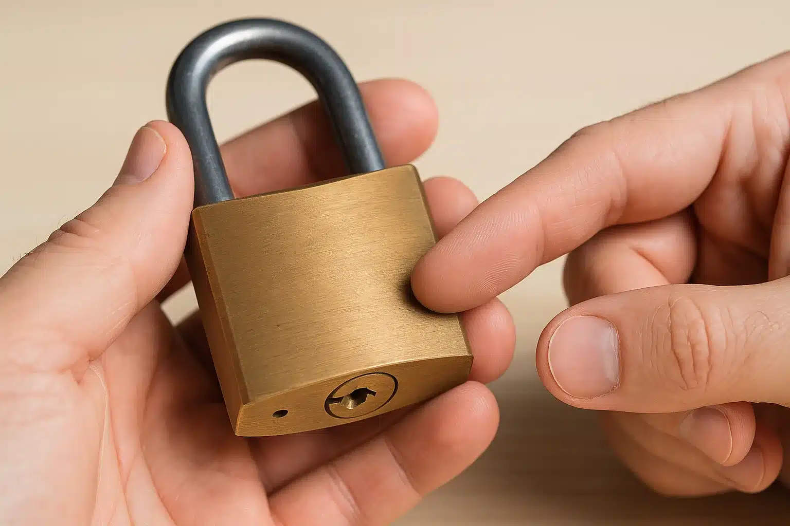 Entretien d'un cadenas