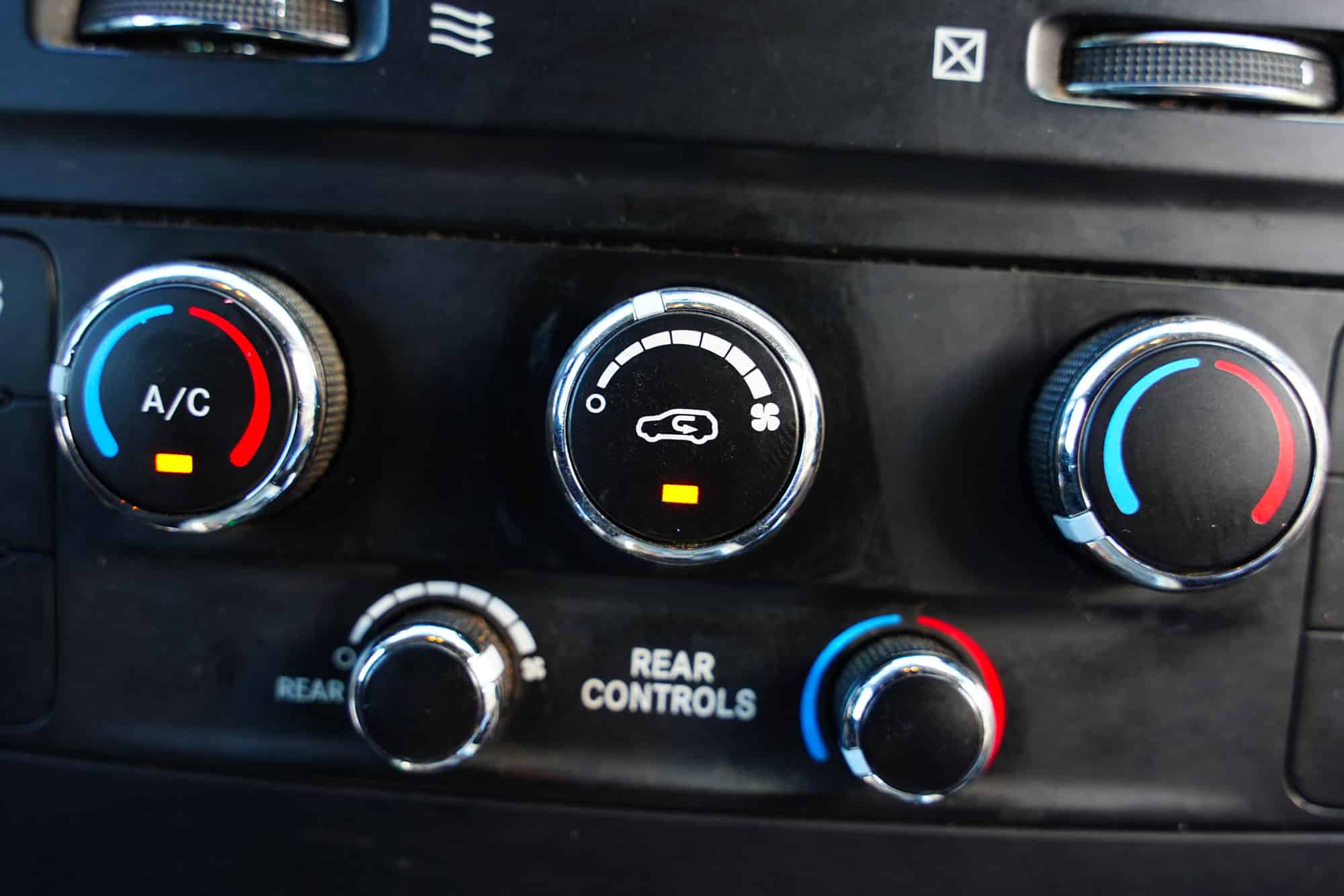 Fonction recyclage d'air dans une voiture
