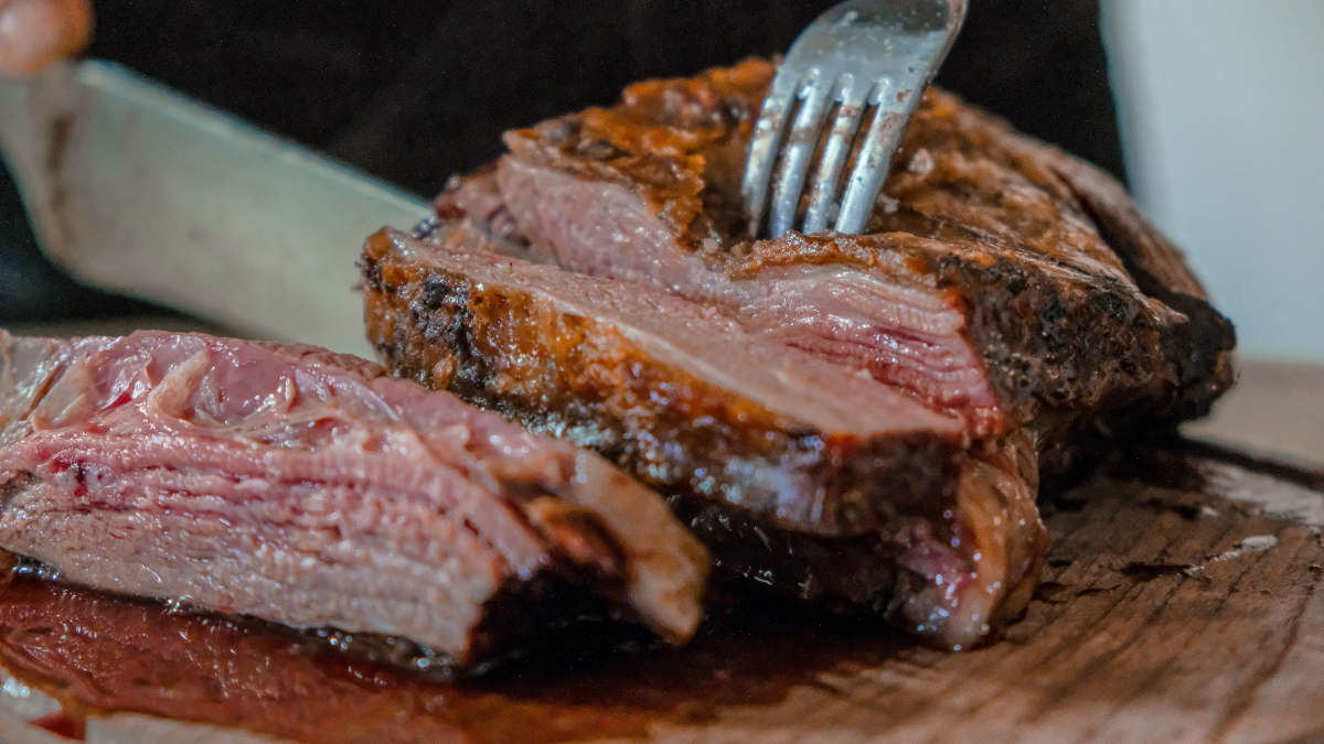 Steak bien cuit