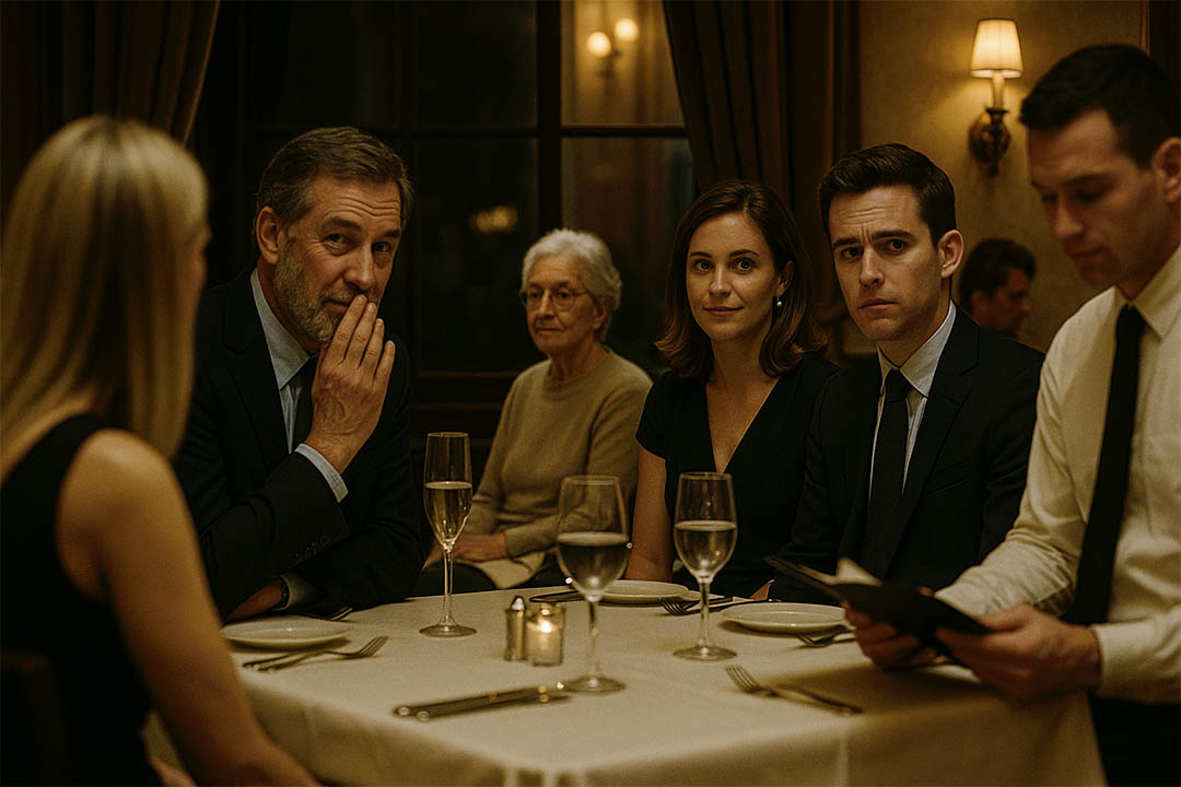Salle de restaurant élégante