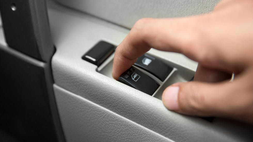 Schéma d'un interrupteur de vitre électrique