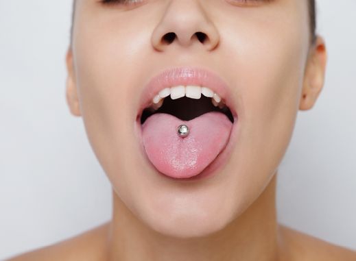 Piercing lingual moderne