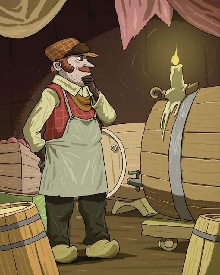 Illustration du défi visuel avec une bouteille cachée