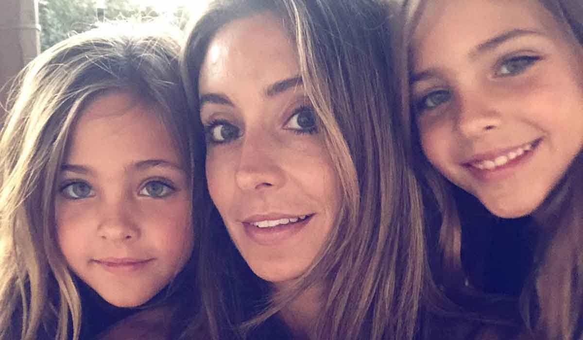 Jackie avec ses filles