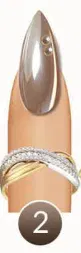 Ongles pastel et motifs floraux