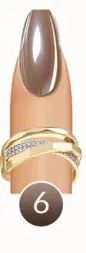 Ongles courts ou noir mat