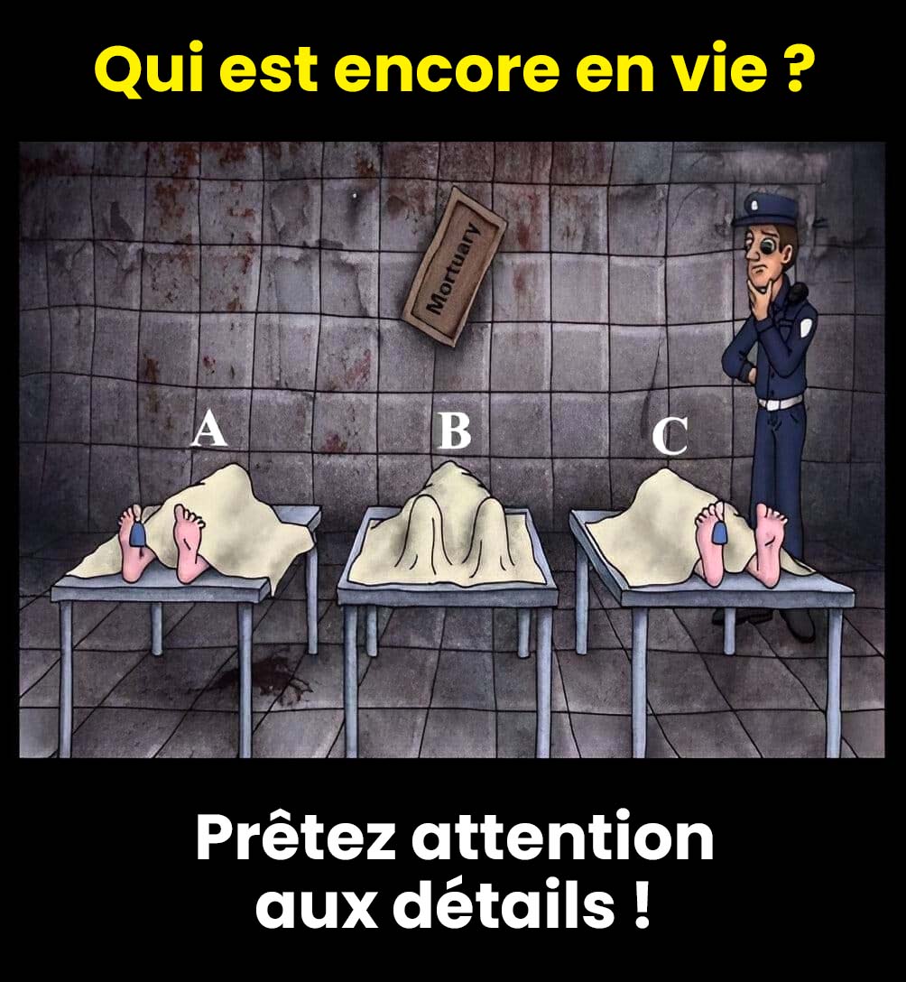 Trois personnages figés dans une ambiance intrigante