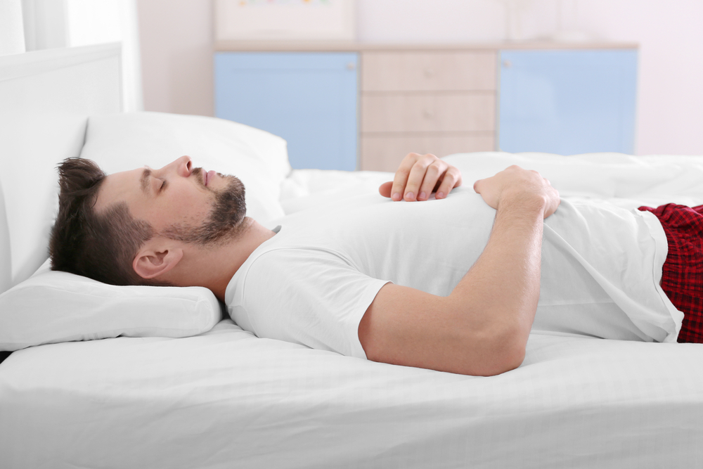 Différentes positions de sommeil représentées schématiquement