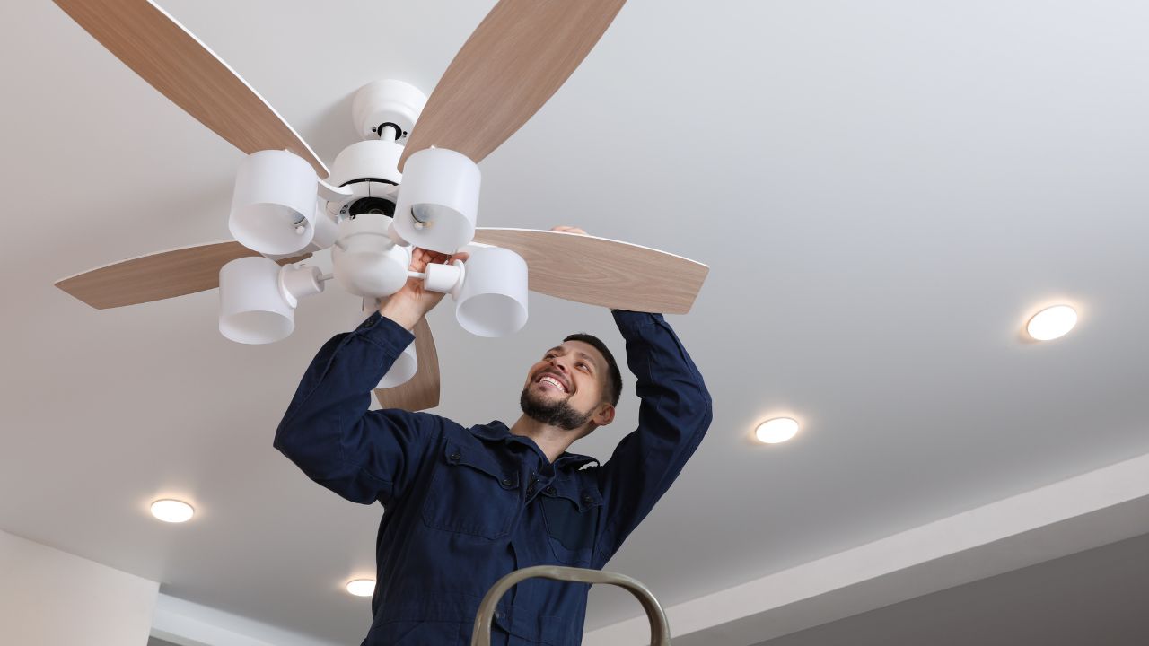 Ventilateur de plafond moderne