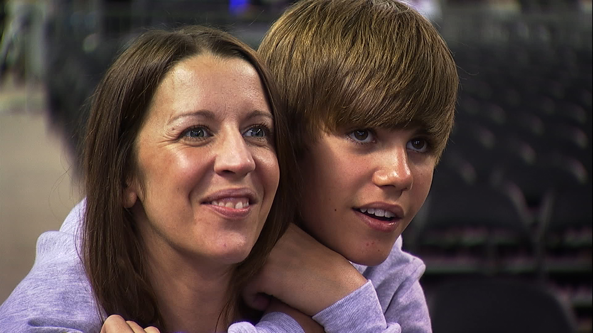 Justin Bieber et sa mère Pattie