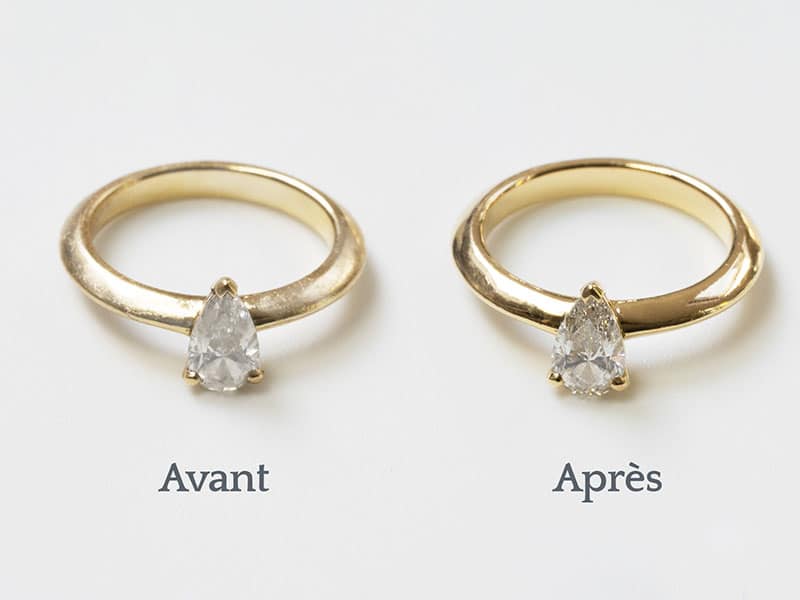 Nettoyage de bijoux avec du bicarbonate