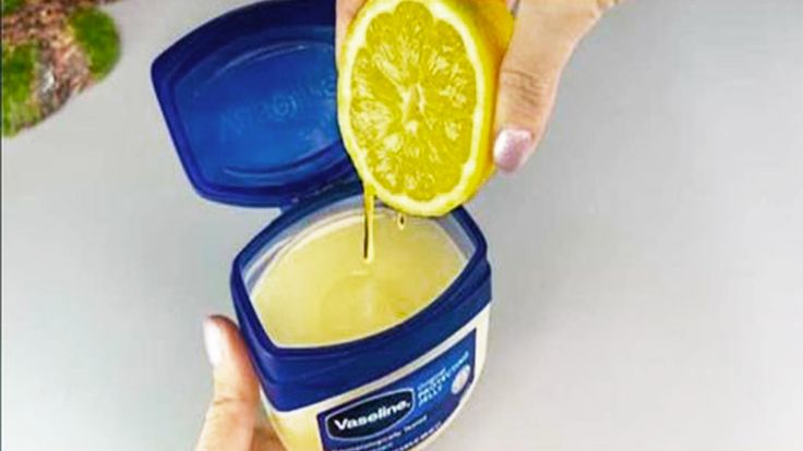 Préparation beauté maison vaseline et citron