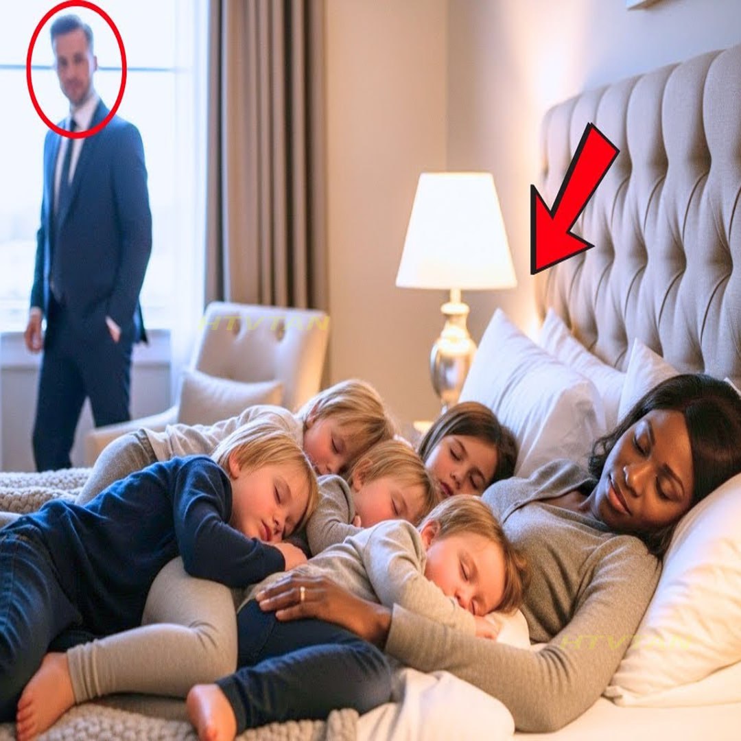 Moment de complicité entre une femme et des enfants