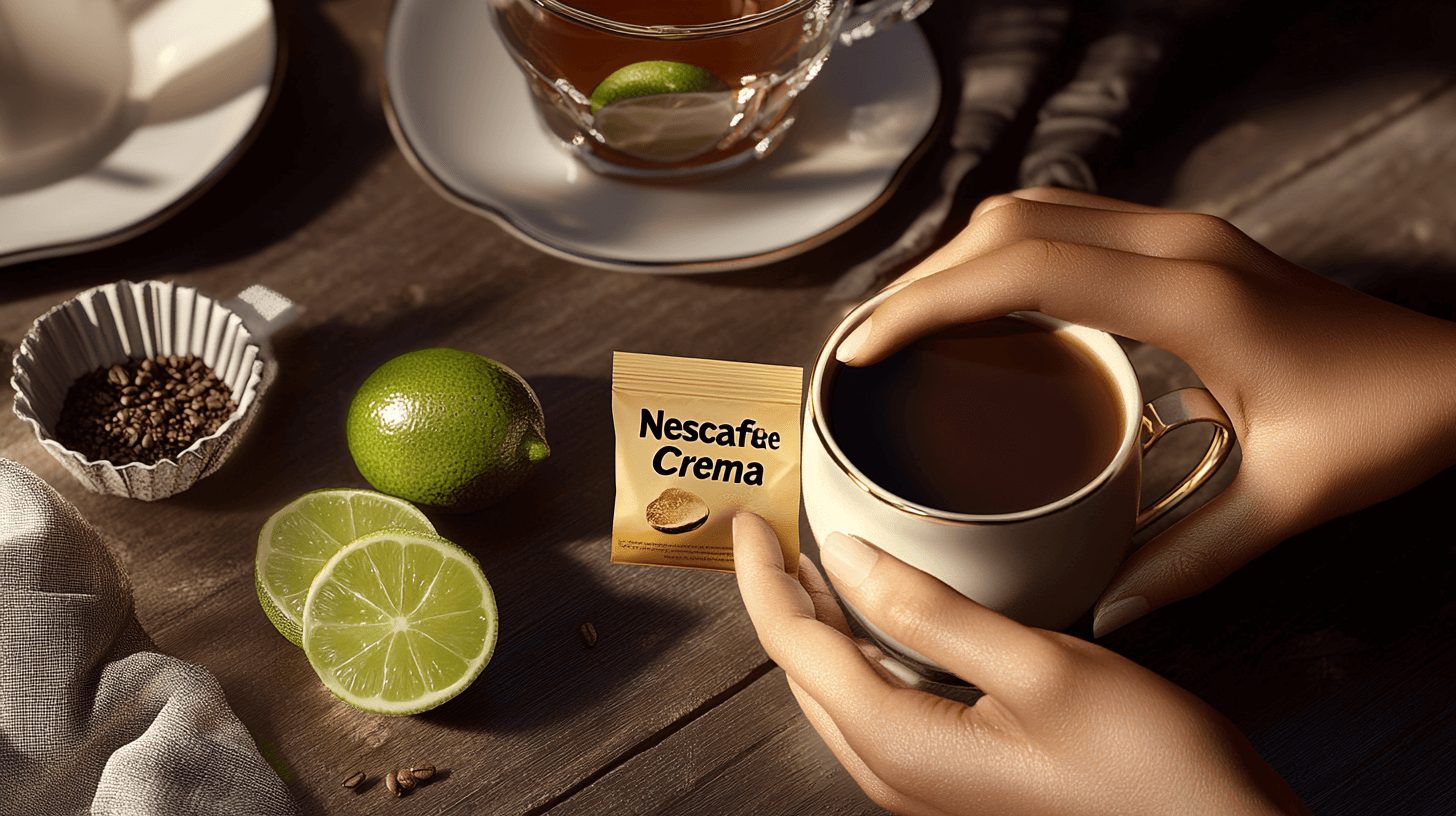 Préparation du mélange café-citron