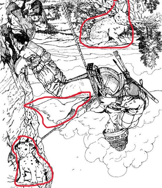 Illustration de techniques d'observation pour repérer les détails