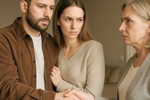 Un album photo ouvert, juxtaposé à un téléphone moderne, symbolisant le contraste entre les souvenirs du passé et l'identité actuelle.