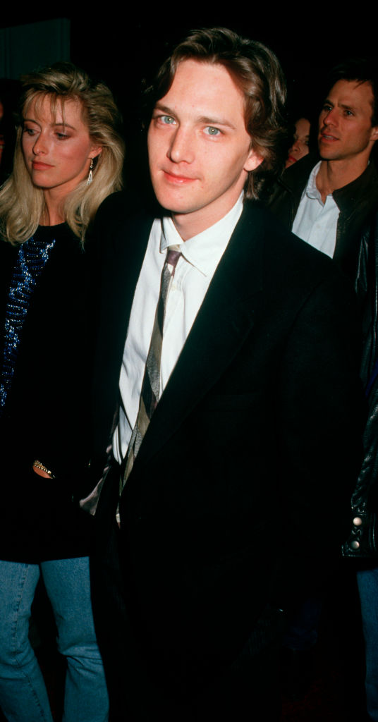 Andrew McCarthy sur un tournage dans les années 80