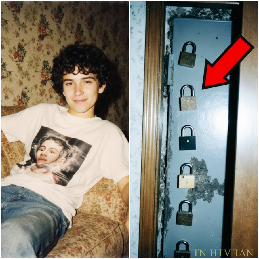 Collage illustrant une porte cachée et des cadenas