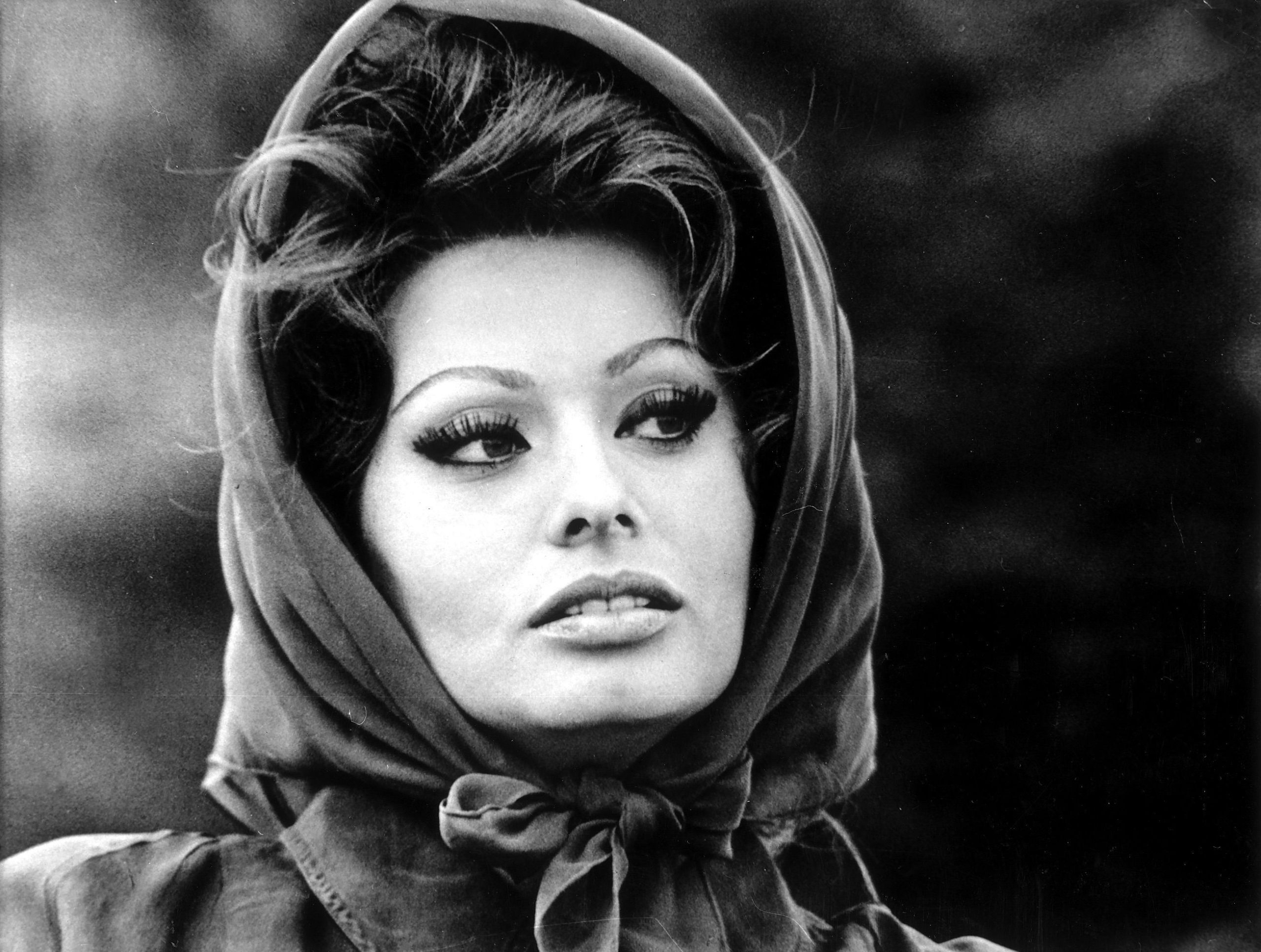 Sophia Loren et Carlo Ponti en conversation sérieuse