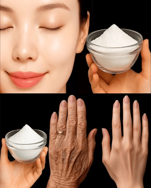 Illustration stylisée d'un visage féminin entouré d'icônes représentant la douceur, l'éclat et l'hydratation