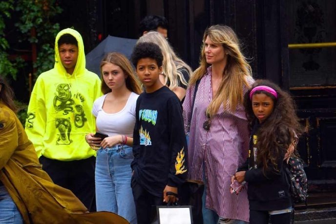 Les enfants d'Heidi Klum et Seal, montrant une forte ressemblance avec leur père