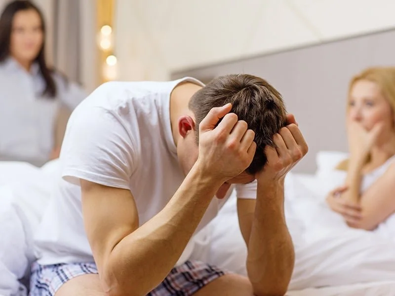 Illustration représentant la complexité émotionnelle derrière l'infidélité