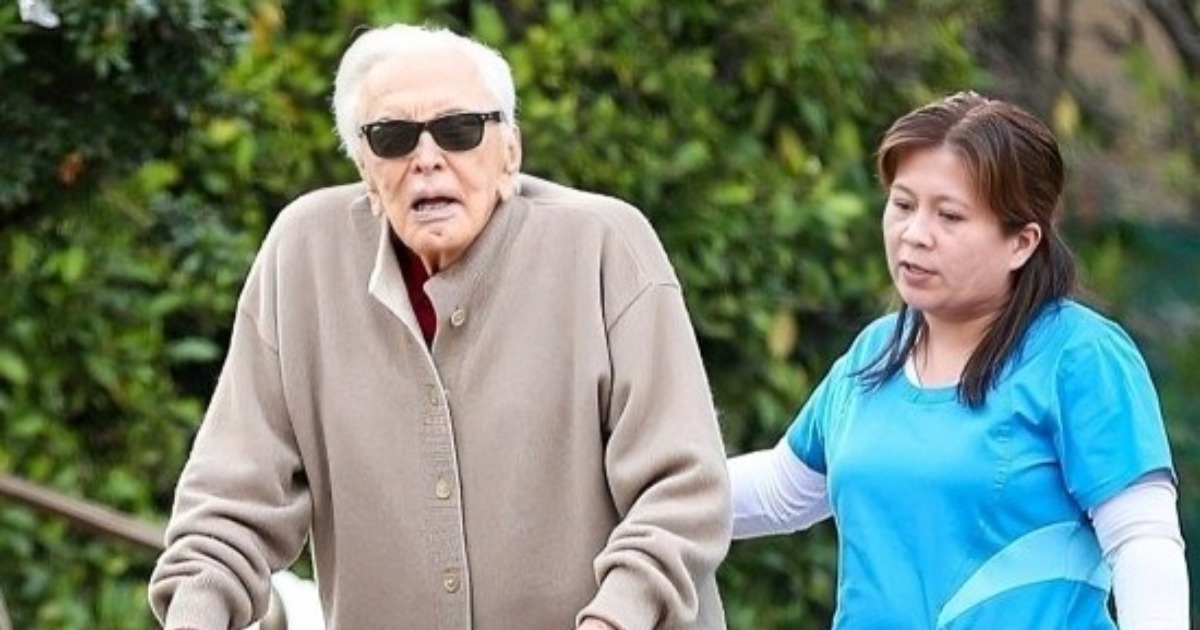 Portrait de Kirk Douglas, icône hollywoodienne